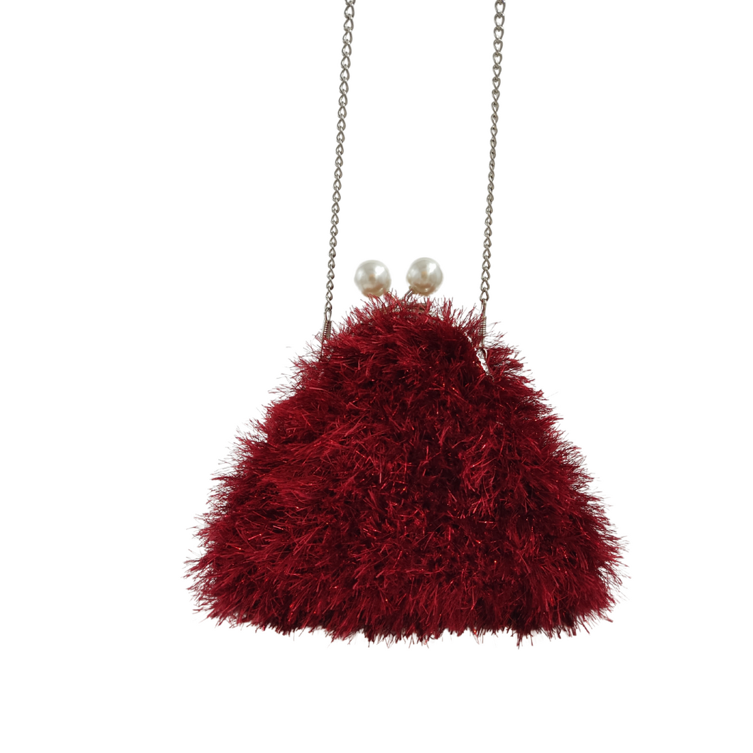 Τσαντάκι clutch (Μπορντώ)