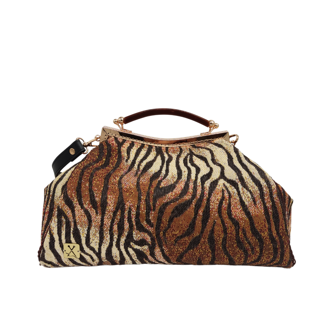 Τσάντα Clutch Glittering Tigris